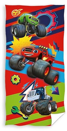 Carbotex Blaze and The Monster Machines Strandtuch Badetuch Duschtuch 70x140cm BMM236005-R