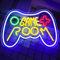 SHENEON Gamer Neon Sign for Wall Decor Game Neon Light for Gaming Room Gaming Accessories lights for Boys Gifts Man Cave Kids Birthday Gift Bedroom Game Room Party Decoration,Size 15 * 11in(XD022)