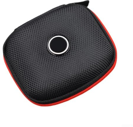 Kompakte Kopfhörertasche mit Reißverschluss für KZ ZS10 Pro, ZSN, ED9, ideale Tasche für Kopfhörer und Kabel, Schwarz