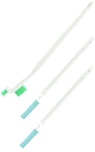 WEKADRIN Household Cleaning Brush Set for Bottles and Baby Bottles Long Handle and Small Space Detail Cleaning Tools 3pcs Kit for Kitchen and Home Use