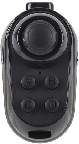 Yosoo Health Gear Mando a Distancia VR Inalámbrico Gamepad, Joystick Bluetooth en Forma de Anillo para Tableta, Computadora Portátil, Teléfono Inteligente, Selfie, de Página y Control PPT de