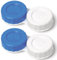 2 X Standard Screw Top Contact Lens Soaking Storage Cases With L and R Caps (CE & FDA Approved)