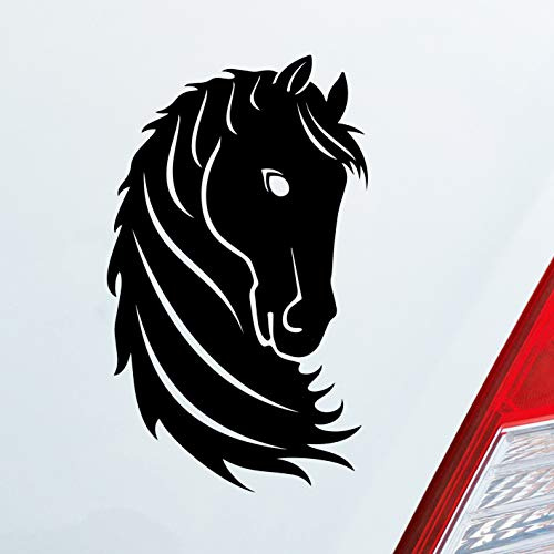 Hellweg Druckerei Pferd Horse Pony Pferdeliebhaber Reiten Auto Aufkleber Sticker Heckscheibenaufkleber