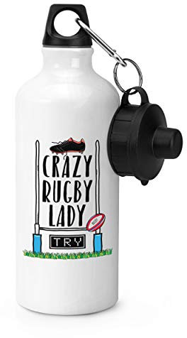 Gift Base Verrückte Rugby Damen Sport Flasche