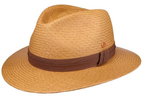 Mayser Gero Panamahut Strohhut Traveller Handmade Uni Garniturband Made in EU Damen Herren Sommer