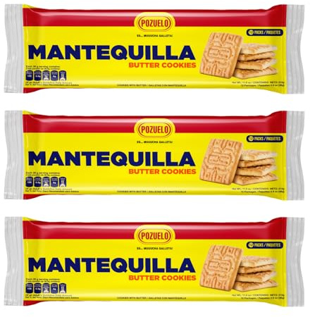Pozuelo Mantequilla - Galletas de mantequilla (325 ml, 3 unidades)