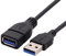 chenyang Cable USB 3.0 USB 3.0 Tipo A Cable de Datos de extensión OTG Macho a Hembra 20 cm 5Gbps