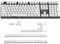 YMDK ANSI ISO PBT Doubleshot Shine Through Pudding Keycaps Suitable for MX Mechanical Keyboard Corsair Razer DK SF KBD75 68 Keychron (White Pudding Full Set)