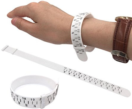 Buwei Bracelet Sizer Plastic Wristband Measuring Tool Bangle Jewelry Making Gauge Hand