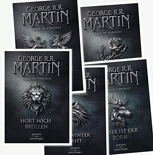 Game of Thrones Bücherserie von George R. R. Martin (Verlag GRRM by Penhaligon)