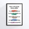 Din A4 Kunstdruck ohne Rahmen - Sprüche - Spruch Mantra Inspiration - Du wirst geliebt - Motivation Druck Poster Deko Bild