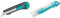 Wolfcraft 4146000 Cúter de cuchillas separables estándar con guía de acero inoxidable y cuchilla de 18 mm plata/negro + 4135000 4135000-1 cúter de Seguridad de plástico retráctil Incl