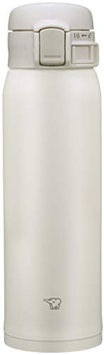 ZOJIRUSHI SM-SR48EWA SM-SR48 Thermobecher, Stahl, weiß-White (White)