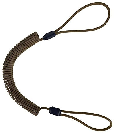 EdcX Paracord Tactical Lanyard, Spiral-Kabel, elastischer Schlüssel-Anhänger aus Paracord
