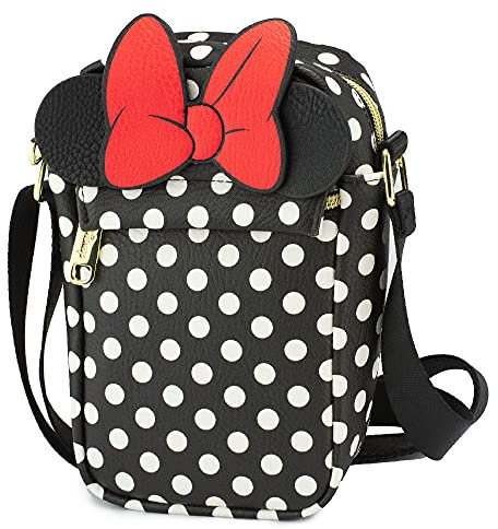 Buckle-Down Disney Bag, Cross Body, Minnie Mouse, Vegan Leather, Minnie Mouse