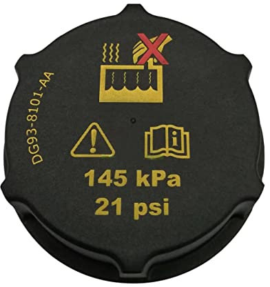 MKAREPART Radiator Expansion Water Tank Cap - Coolant Reservoir Cap Replacement - DG93-8101-AA Coolant Cap Fiesta Focus C-Max Mondeo
