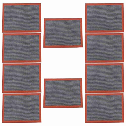 Evarbuild 10X Perforated Silicone Baking Mat Non-Stick Baking Oven Sheet for Cookie/Bread/Macaroon/Kitchen