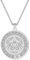 LUTAKU Cancer Zodiac Sign Pendant Necklaces for Women Men 12 Constellation Charm Stainless Steel Astrology Horoscope Sign Disc Jewelry Birthday Gift (Cancer-S)