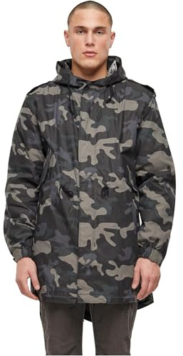 Brandit Men's M51 US Parka, Dark camo, XXXXL