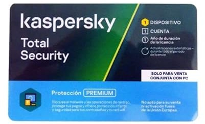 KASPERSKY KTS ANTIVIRUS TOTAL Security 1 GERÄT 1 AÑO Version Attach TarJETformat