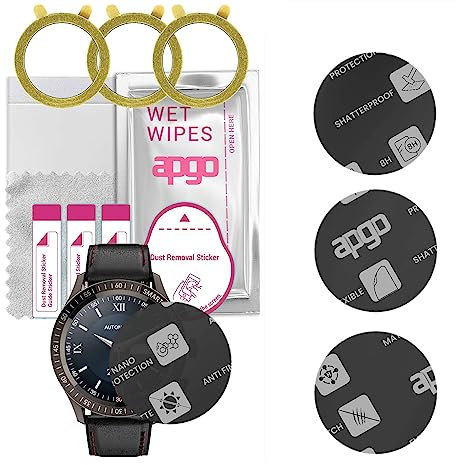 apgo 3 Stück Schutzglas, Matt, kompatibel mit Colmi SKY 5 Plus Smartwatch, Hybrid 8H, Ersatz für Hartglas, Displayschutzglas, Bildschirmschutz, Displayschutz, kratzfest