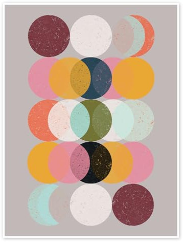 Stimmungen & Monde I Poster von Susana Paz 70 x 90 cm Bunt Wandbilder Wanddeko