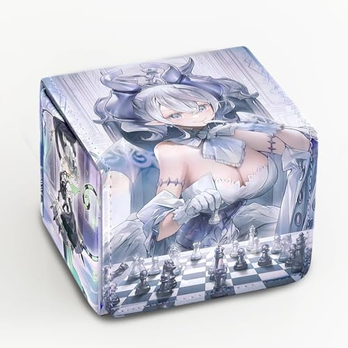 sabermaster Labrynth Boîte de rangement pour cartes YGO MTG, plus de 100 cartes à collectionner en cuir synthétique
