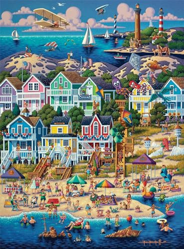Buffalo Games Dowdle – Outer Banks – 1000-teiliges Puzzle für Erwachsene, herausforderndes Puzzle, perfekt für Spieleabende, fertige Größe 26,75 x 19,75 cm
