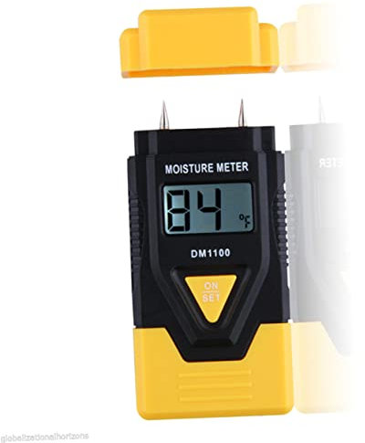 VANZACK Präziser Feuchtigkeitssensor Für Holz Brennholz Papier Karton Und Gehärtete Materialien Mit Hintergrundbeleuchtung