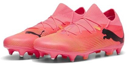 PUMA Scarpe da Calcio Future 7 Match MxSG 42.5 Sunset Glow Black Sun Stream Pink Orange