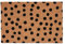 Relaxdays Felpudo Coco, con Puntos, 60x40 cm, Alfombra Puerta Interior y Exterior, Tapete Antideslizante, Natural/Negro