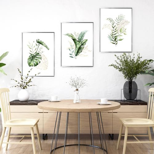 Wall Stickers for Bedrooms Wall Art Plants Green Leaf Wall Stickers Boho Tropical Leaves Decals Leaf Plants Art Sticker Living Room 1611