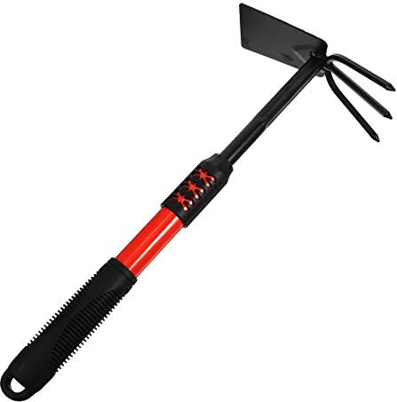 Gogogmee Outils de Jardinage houe d'essouchement houe de Jardinage extérieur motoculteur à Main Outils Jardinage kit Jardinage Gadget de binage de Jardin houe de Jardin en métal putes Acier