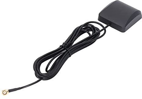 Risegun Répéteur GPS Antenne GPS Second Stage Amplificateur Filtre, Antenne active étanche, 42dBi SMA coude Intérieur, pour concessionnaires automobiles