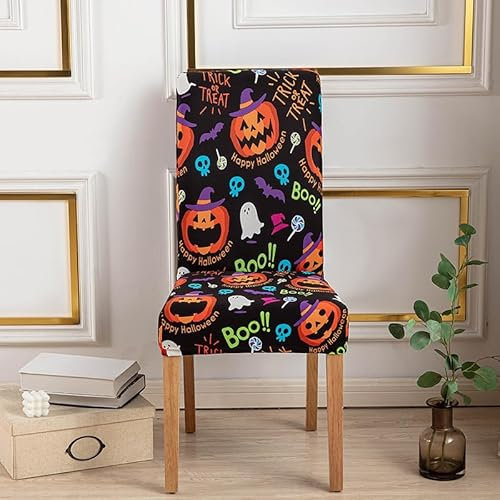 Stuhlhussen 4er Set Lila Hut Stuhlhussen Schwingstühle,Stretch Stuhlbezug,Waschbarer Polyester Esszimmer Stühle, Abnehmbarer Stuhlüberzüge,Universal Stühle Schutz Dekoration