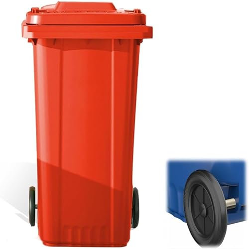 Large 120L Green Outdoor Wheelie Bin with Lid for Home and Commercial Use