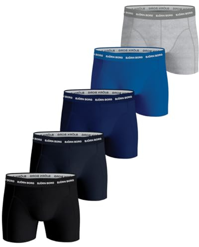Björn Borg Herren Boxershorts Cotton Stretch Boxer 5er Pack