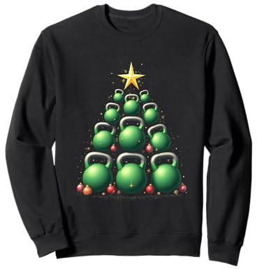 Kettlebell Christmas tree Sweatshirt