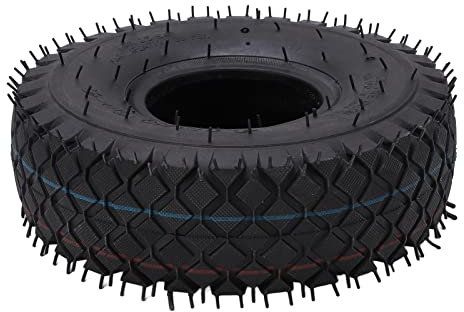 Bnineteenteam Reifen- und Röhrchen-Set-Rollerreifen und Röhrchen 4.10/3.50-4 mit Verschleiß-resistenten Nicht-Rutsch-Getreide für Elektrische Roller Dreirad Rasenmäher