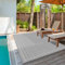the carpet Mistra - Moderner In- und Outdoor Teppich, perfekt für das Wohnzimmer, Schlafzimmer oder die Terrasse, Wetterfest, langlebig und pflegeleicht, Grau, 160 x 230 cm
