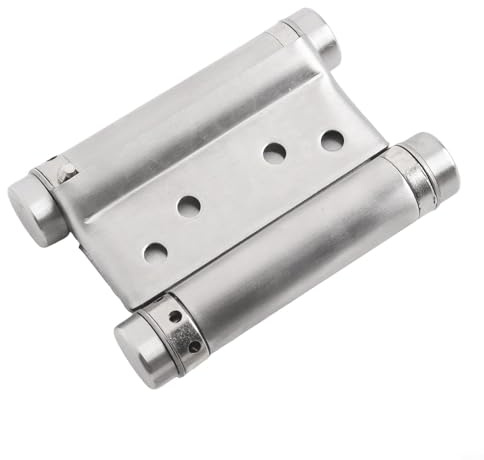 Zilimontt Cerniera a doppia apertura a molla in acciaio inox per porta a due vie (7,6 cm)
