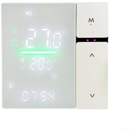 WiFi Smart Thermostat, elektrische Fußbodenheizung Wasser Gas Boiler Thermostat für Tuya, WiFi Fußbodenheizung Thermostat Panel Schalter (16A)