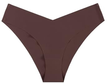 Unterwäsche ohne Kamelzehe, Beweis für Damen, Cameltoe, Concealer, Unterwäsche, nahtlos, keine Show Slipeinlagen, Workout-Höschen, 4 Stück, Violett, S