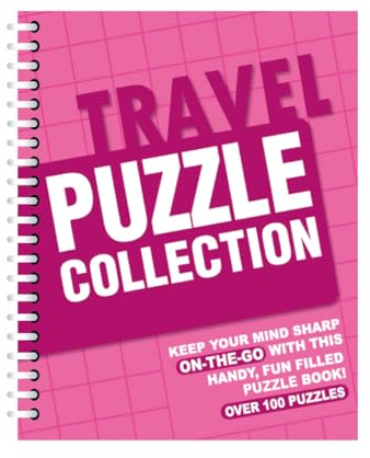 Sixstore Livre de Puzzles A5 à Spirale 3-en-1, Rose