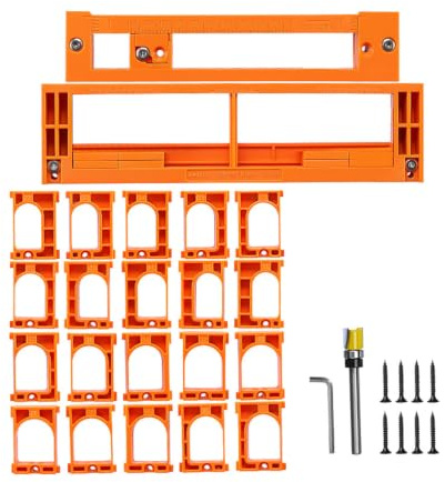 Ergonomic Hinge Mortise Marker with 22Mm to 33Mm Cutting Ranging for Accurate and Efficient Slot Cutting Efficient Operations Aluminum Joint Slotting Tool