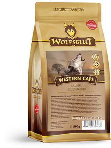 Wolfsblut - Western Cape - 500 g - Strauss - Trockenfutter - Hundefutter - Getreidefrei
