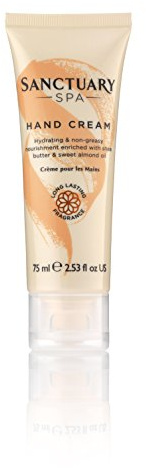 Sanctuary Spa Hand Cream with Shea Butter, Vegan and Cruelty Free, 75 ml