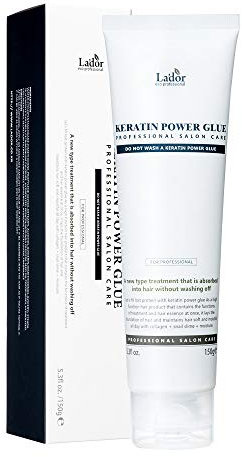 LADOR Keratin power Glue Professional Salon Care, Keratin Haar Kur für glattes geschmeidiges Haar. Mit Collagen und Moringaoil