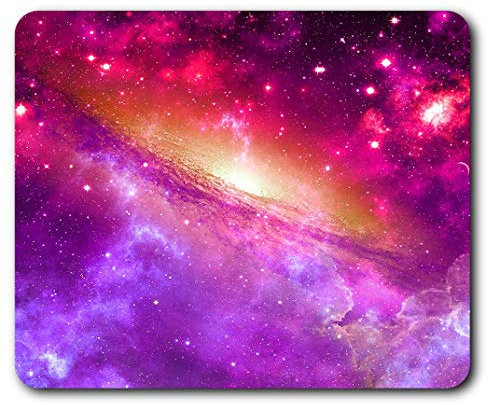 Pink Purple Black Hole Galaxy Nebula Mouse Mat Pad Computer PC Laptop Gaming Office Home Desk Accessory Gadget 24234