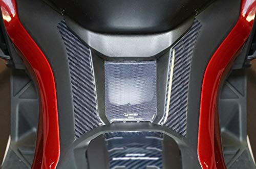 labelbike - 3D Harz Aufkleber Dekoration und Schutz des Motorrad-Trittbretts kompatibel mit Honda-Roller Forza 750